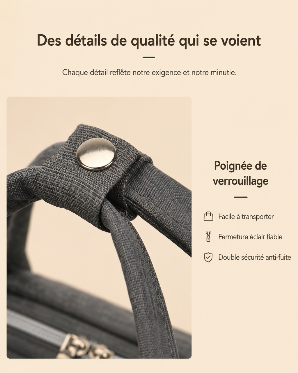 Sac à langer grande capacité - le sac à dos qui organise ta vie de parent