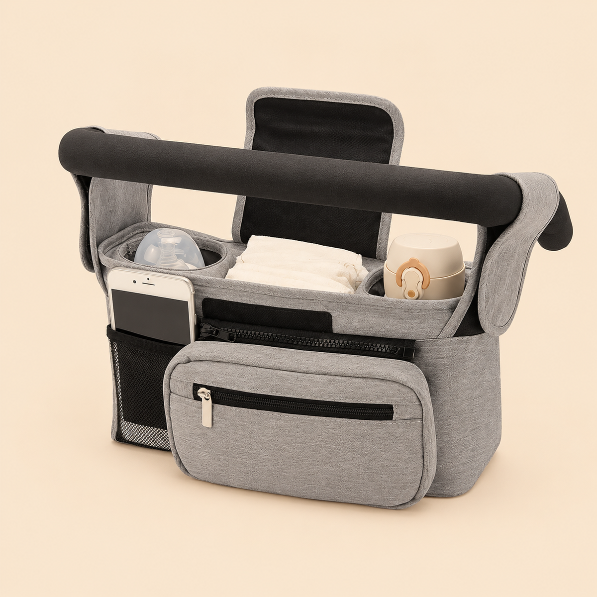 Organisateur de poussette multifonctionnel – Imperméable