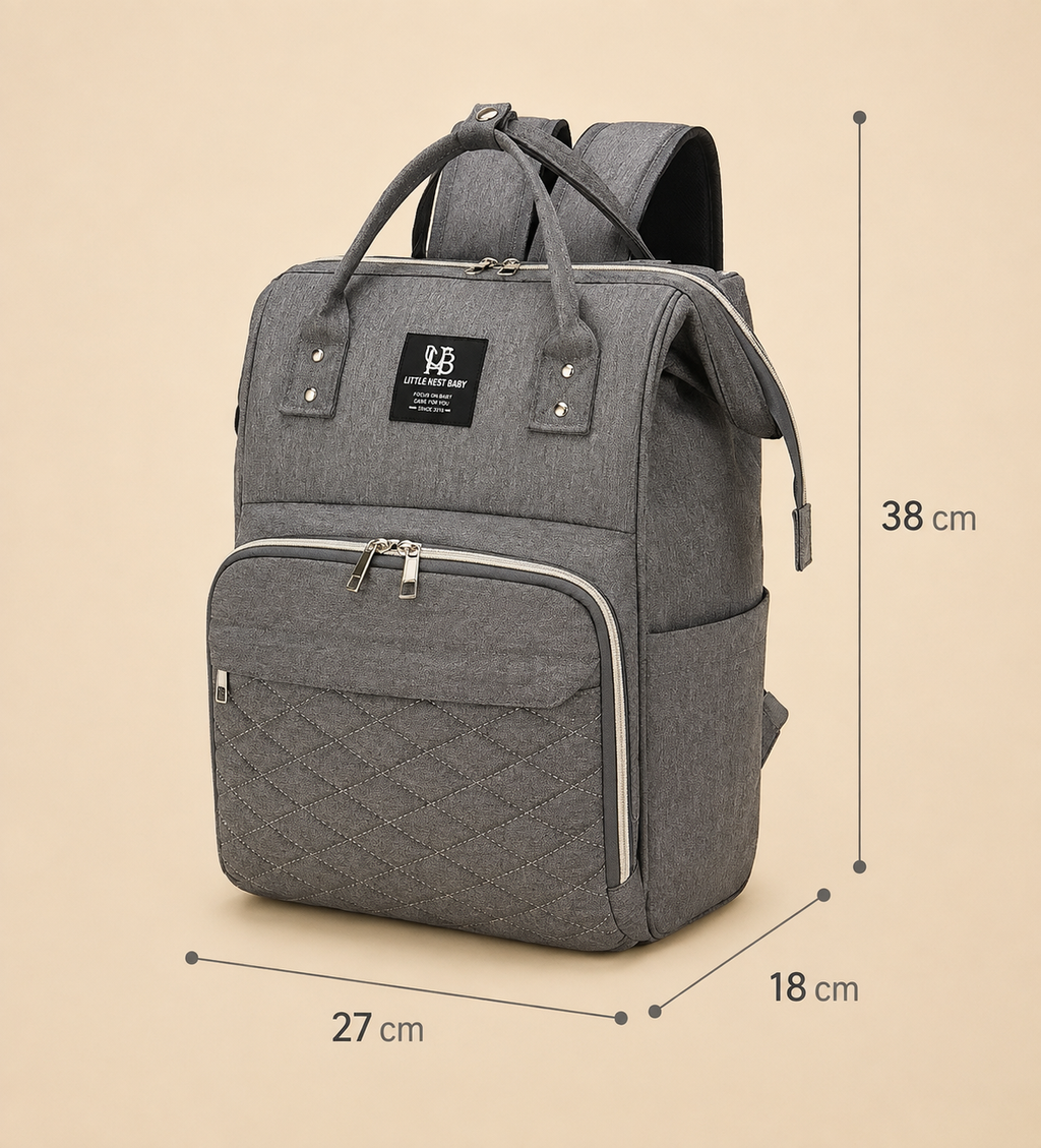 Sac à langer grande capacité - le sac à dos qui organise ta vie de parent