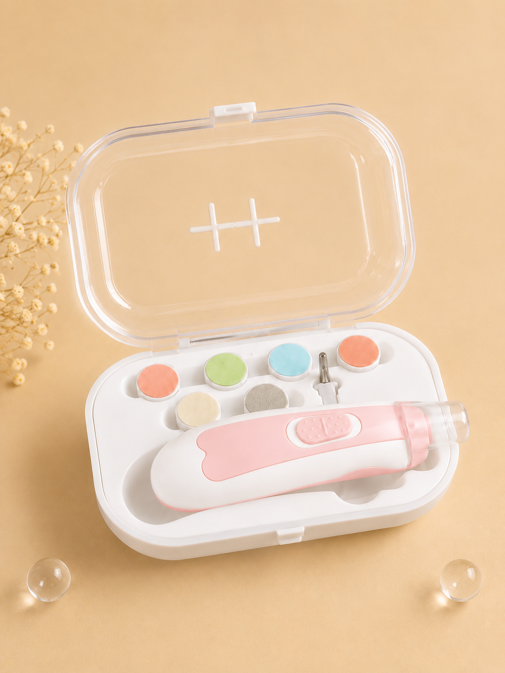 Lime à Ongles Électrique pour Bébé - Zéro Risque de Coupure, Fini le Stress