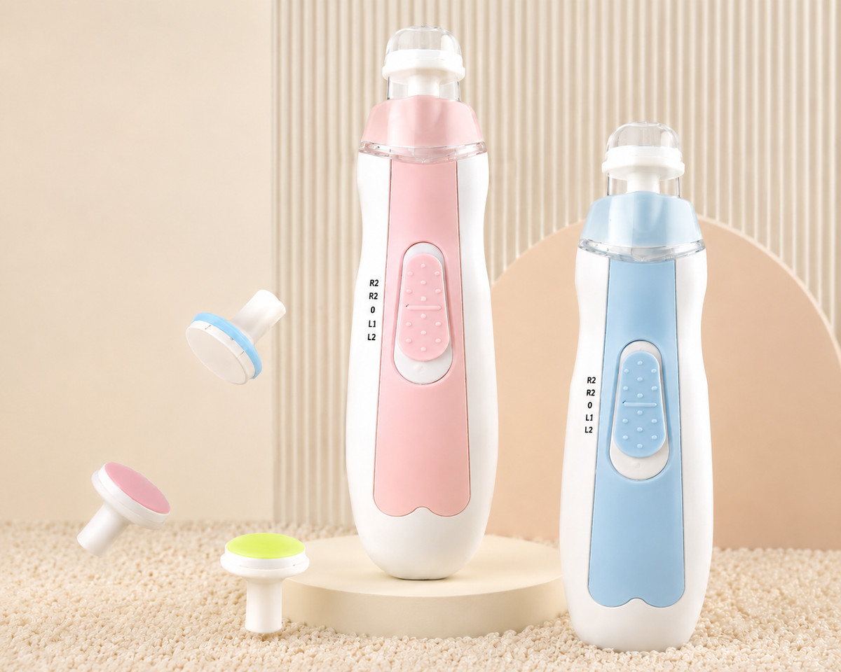 Lime à Ongles Électrique pour Bébé - Zéro Risque de Coupure, Fini le Stress