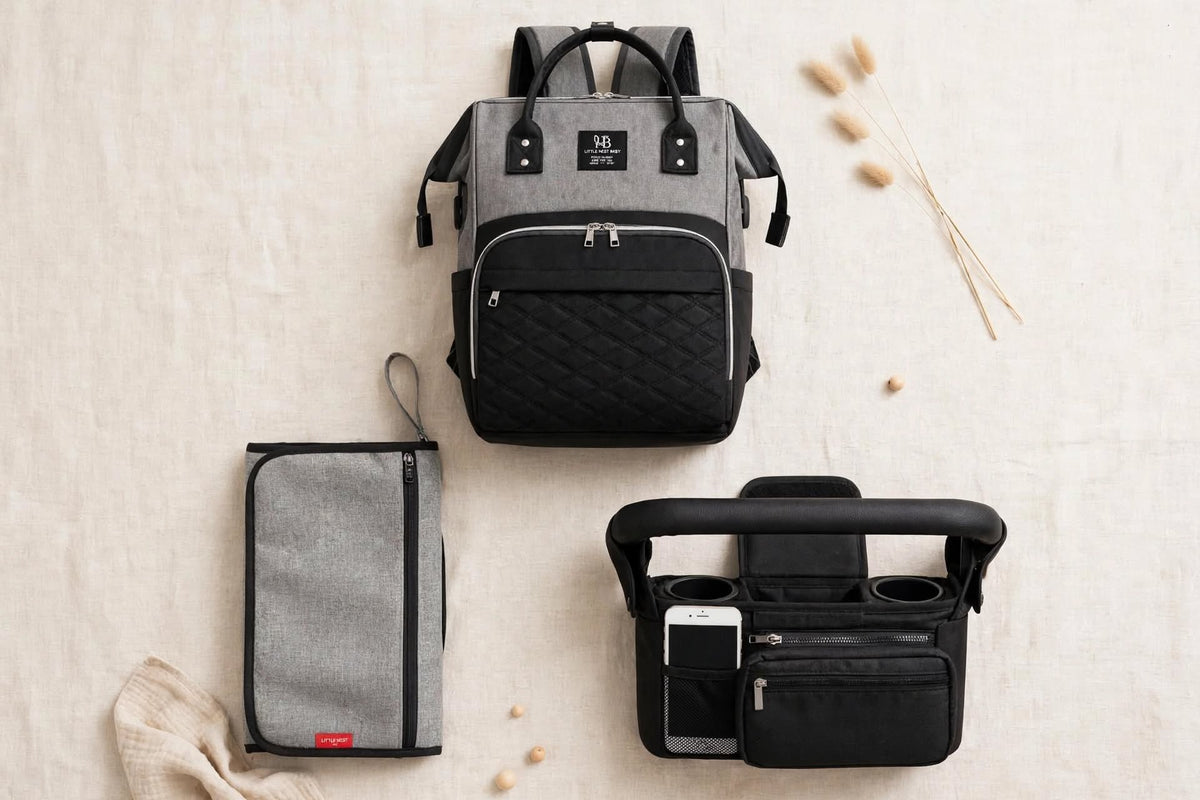 3-en-1 Sac à Langer Maman - Organisé et Pratique