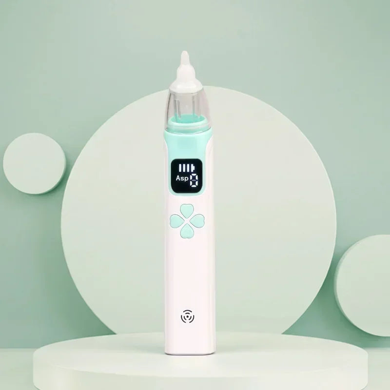 Aspirateur Nasal Électrique Doux - 3 Embouts Silicone